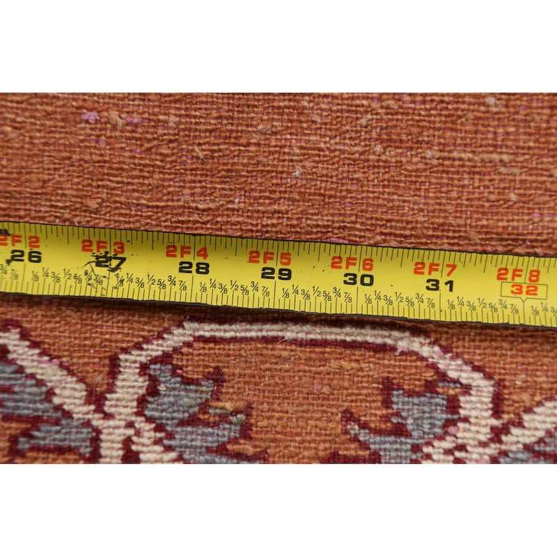 Bordered Gabbeh Kashkoli Oriental Area Rug Hand-knotted Wool Carpet - 2'8" x 3'9"