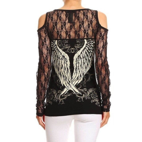 women's plus size tops with bling