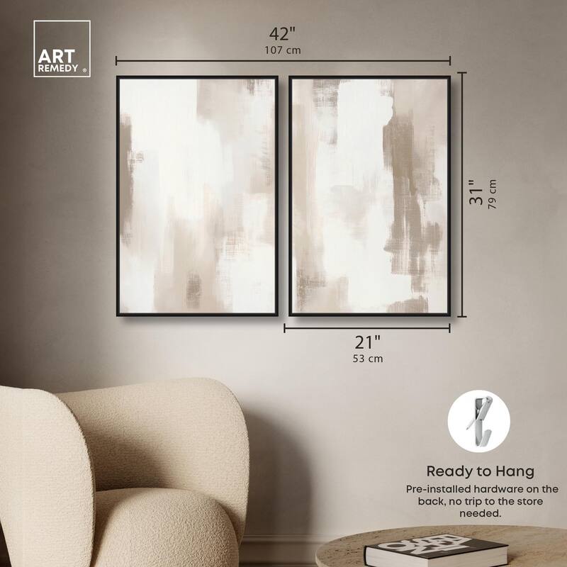 Winter Mist II Canvas Set of 2 by Art Remedy