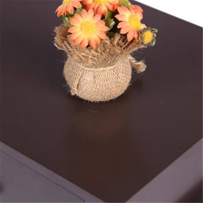 Modern Nightstand with Drawer and Shelf Stylish and Functional Bedside Table for Organized Living