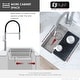 preview thumbnail 9 of 14, STYLISH 9 inch Single Bowl Undermount and Drop-in Stainless Steel Kitchen Sink - 9" x 17.75" x 5"