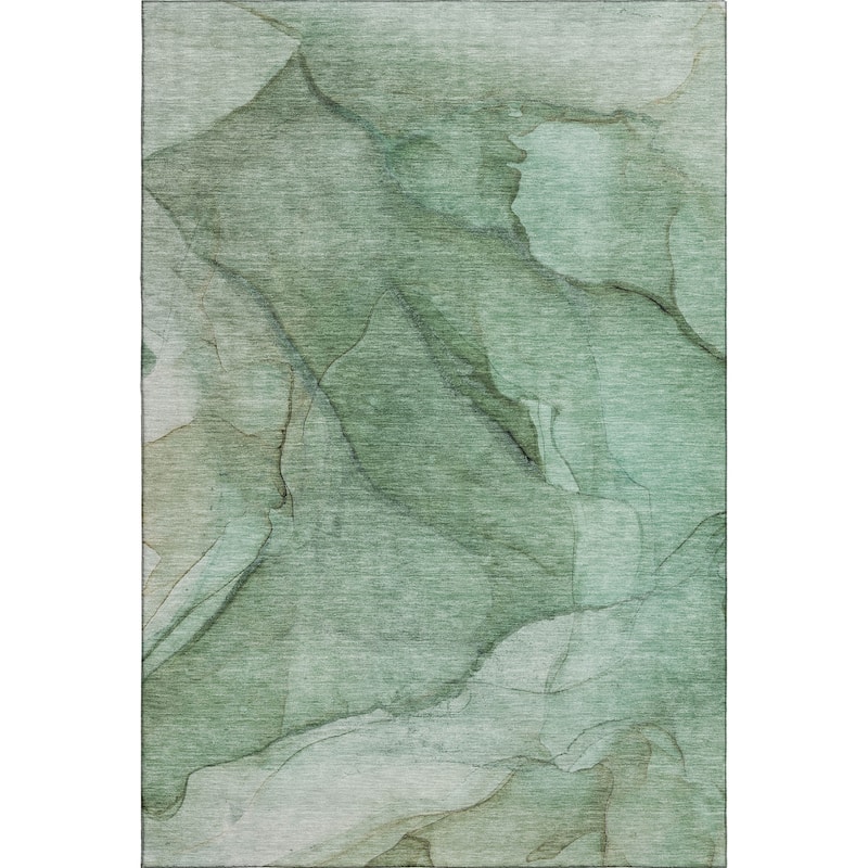 Premium Washable Super Soft Abstract Waves Mayfield Rug