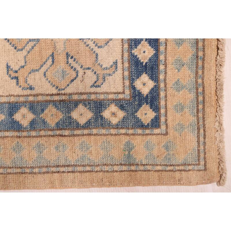 ECARPETGALLERY Hand-knotted Finest Ghazni Tan Wool Rug - 9'4 x 13'8