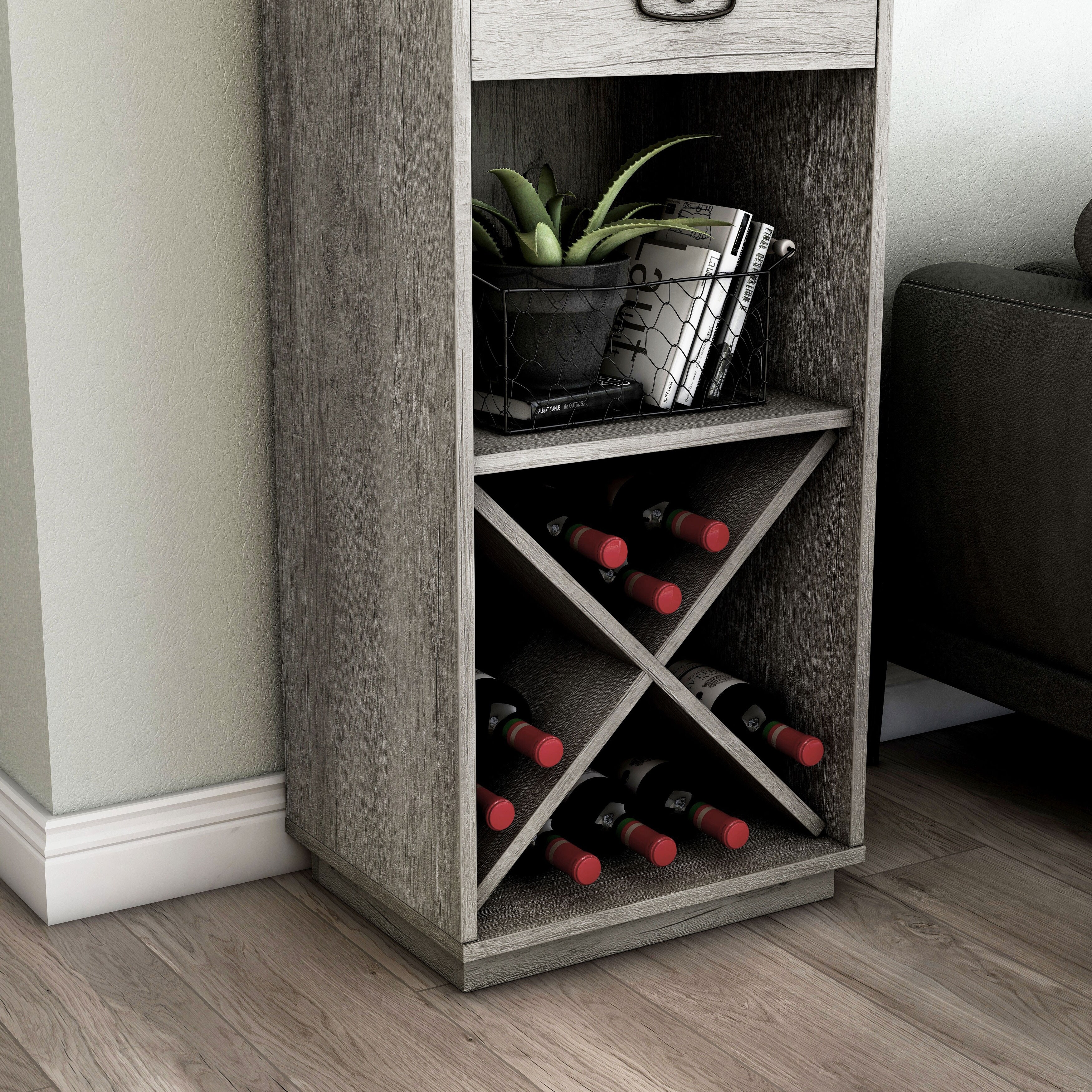 Humphries tower bar with wine 2025 storage