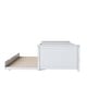 preview thumbnail 9 of 7, Pine Wood Twin Size Platform Kids Bed Frame with Guardrail and Trundle, Semi-Enclosed Fence Design, Easy Assembly, White