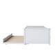 preview thumbnail 19 of 18, Twin Platform Bed with Guardrail, Trundle, and Semi-Enclosed Fence, Pink