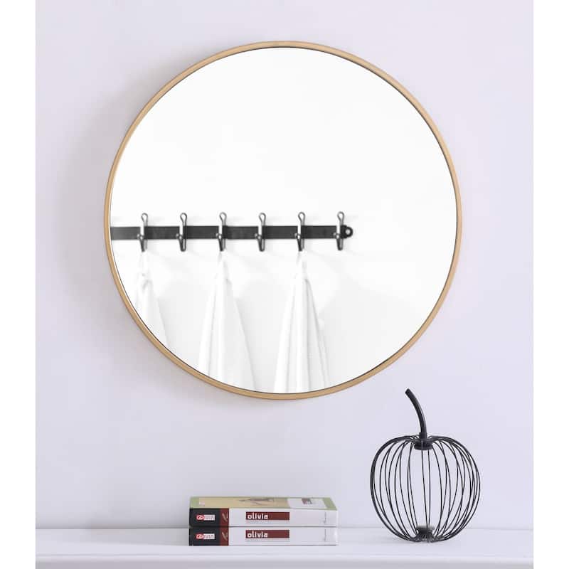 Elegant Lighting Eternity 24" Diameter Circular Metal Framed Wall