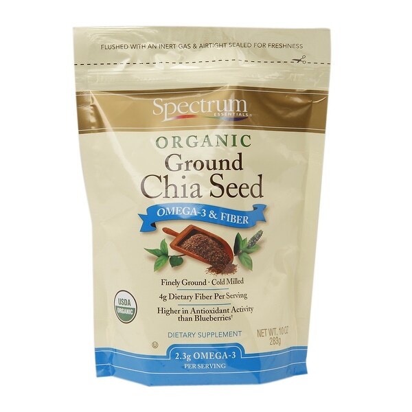 Spectrum Essentials Organic Chia Seed - Ground - 10 oz