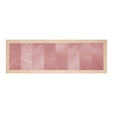 ALEKO Himalayan Pink Crystal Sauna Salt Brick Wall Panel - 31 inches - 31 x 10 x 2.3 inches