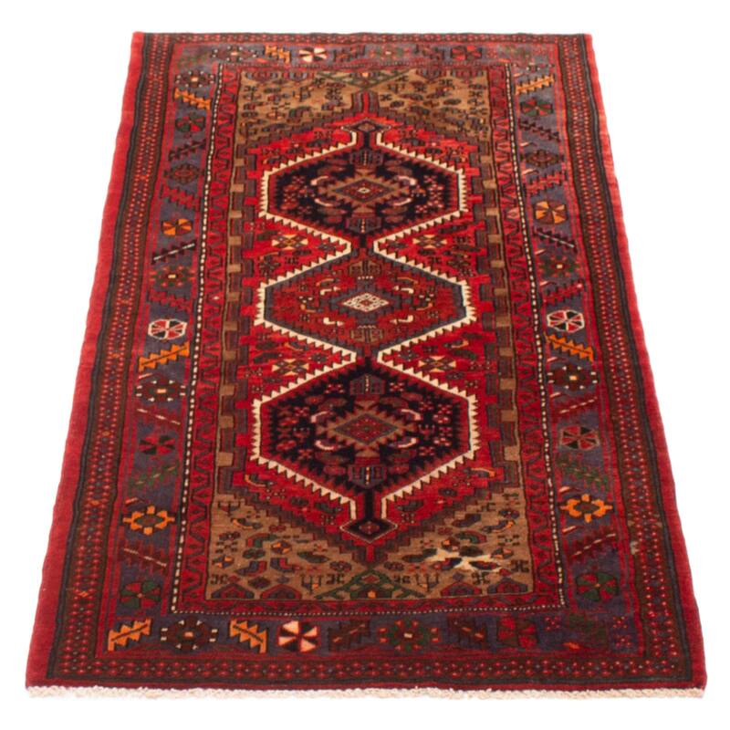 ECARPETGALLERY Hand-knotted Anadol Red Wool Rug - 3'7 x 6'9