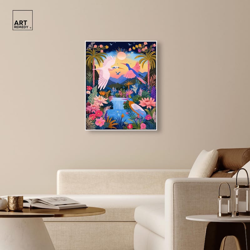 Waterfall Haven Canvas by Art Remedy