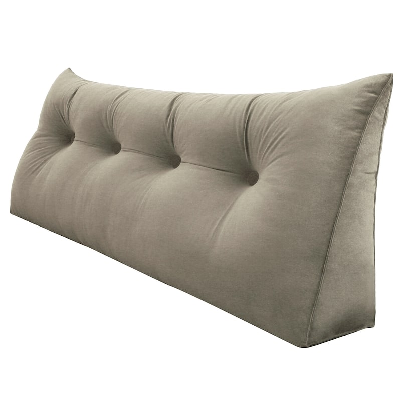 WOWMAX Bed Wedge Bolster Sit Up Reading Pillow Backrest