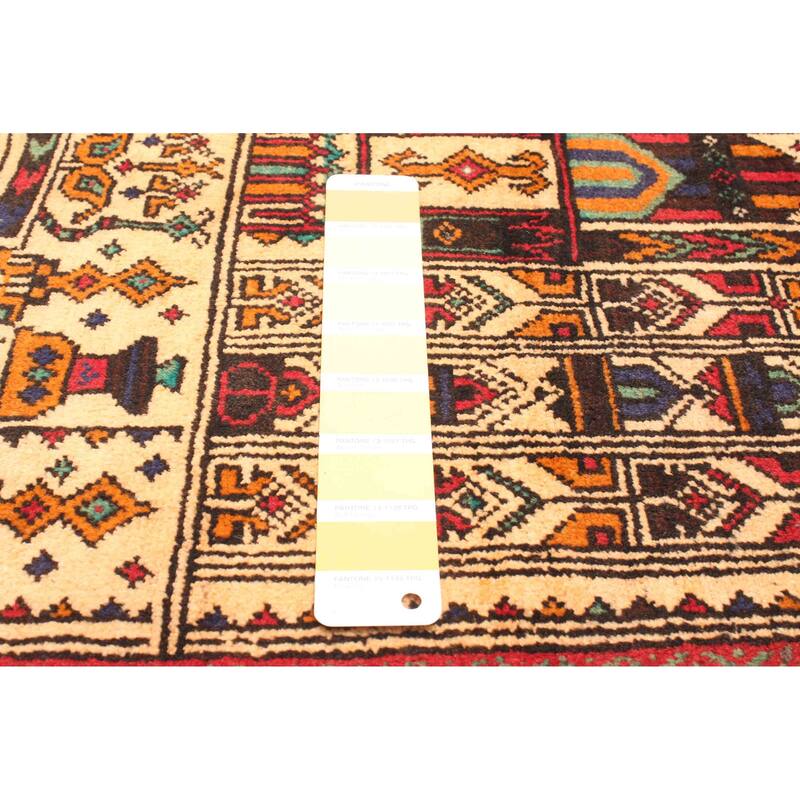 ECARPETGALLERY Hand-knotted Teimani Light Brown Wool Rug - 2'9 x 4'6