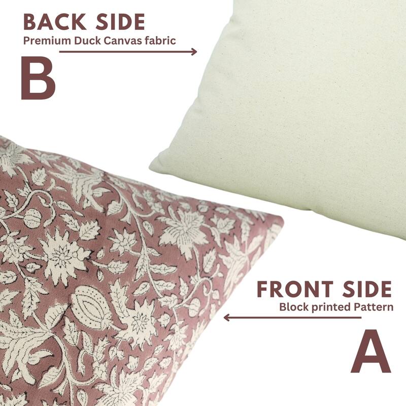 Fabdivine Floral Handcrafted Throw Home Décor Pillow Cover Or Cushion Case