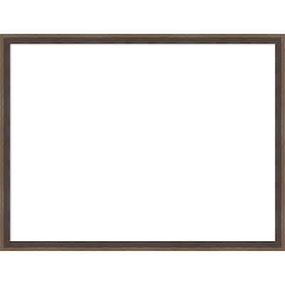 Amanti Art Hardwood Wedge Mocha Framed Dry Erase Magnetic Board