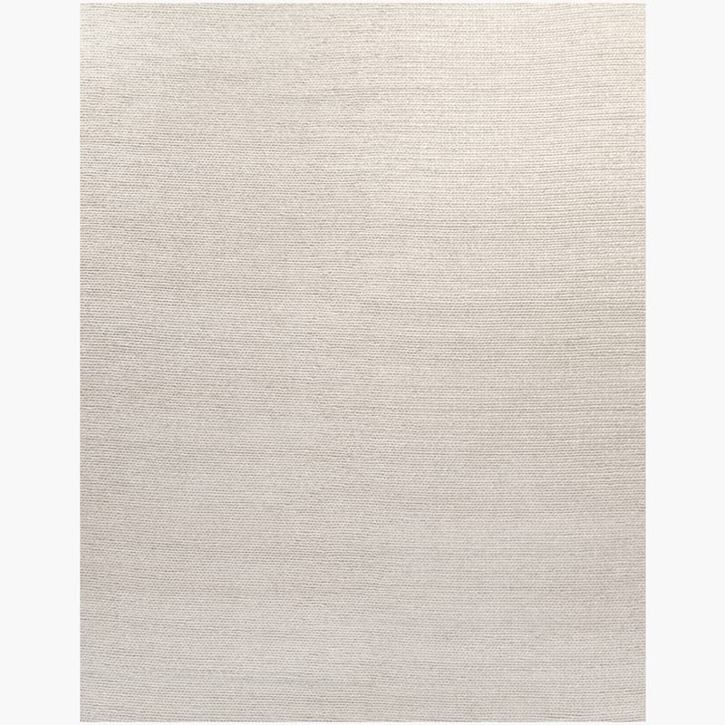 Ben Soleimani Braided New Zealand Wool and Viscose Hand Woven Rug - 6' x 9' - Cream