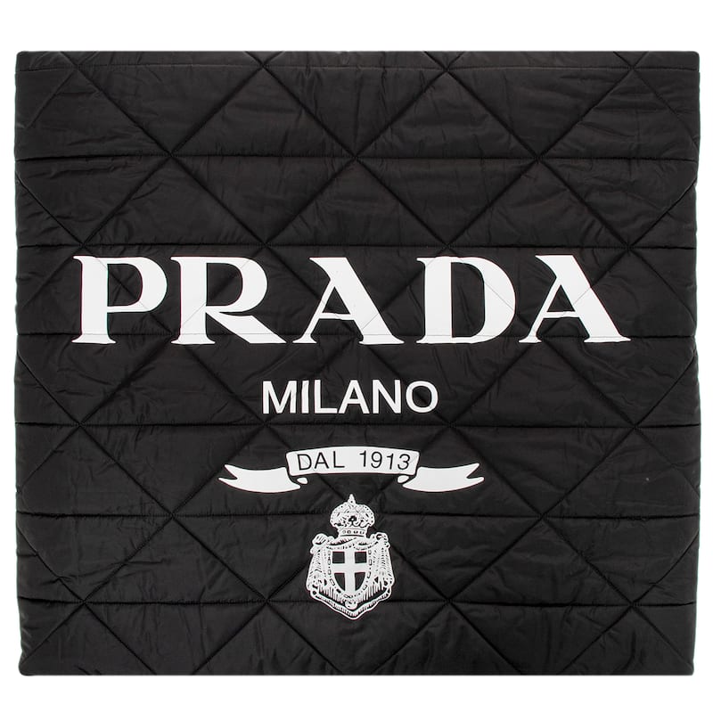 Prada Re-Nylon and Wool Throw Blanket with Carry Bag - Throw Blankets