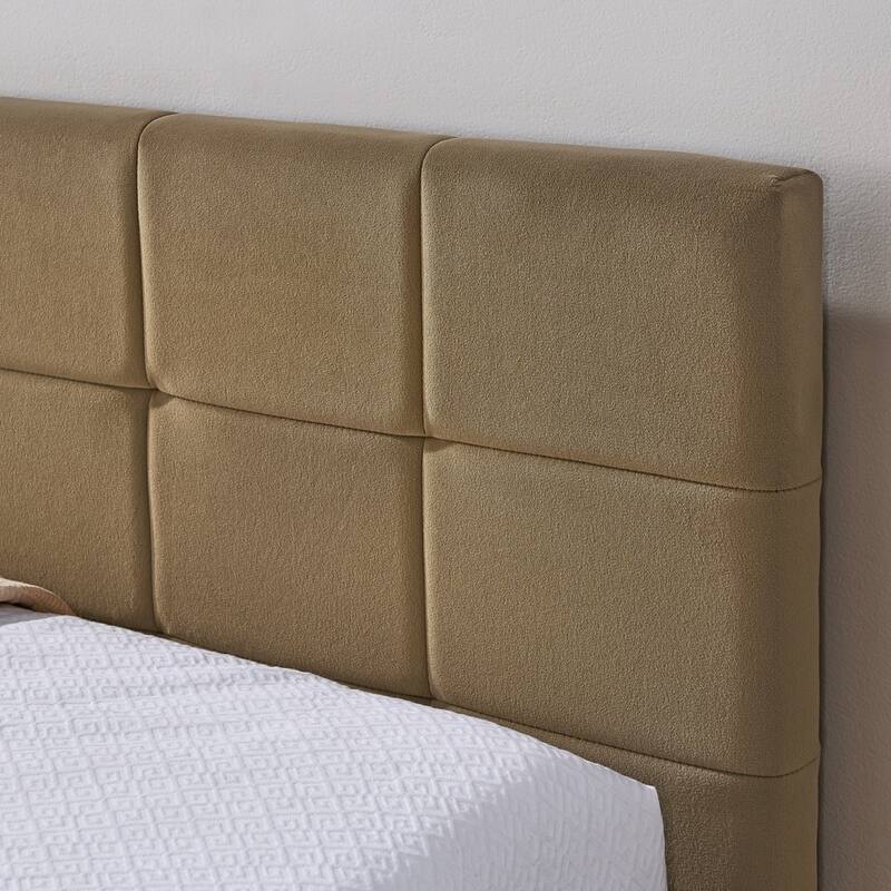 Upholstered Tufted Bed Frame Velvet Fabric Daybed