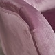 preview thumbnail 3 of 3, Roomfitters Tufted Velvet Wingback Armchair, Rolled-Arm Accent Seating, Mid-Century Modern Living Room Chair, Pink