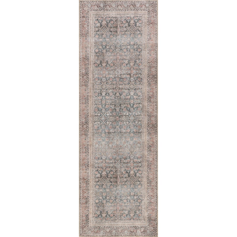 Nuloom Hillstone Collection Traditional Vintage Medallion Area Rug