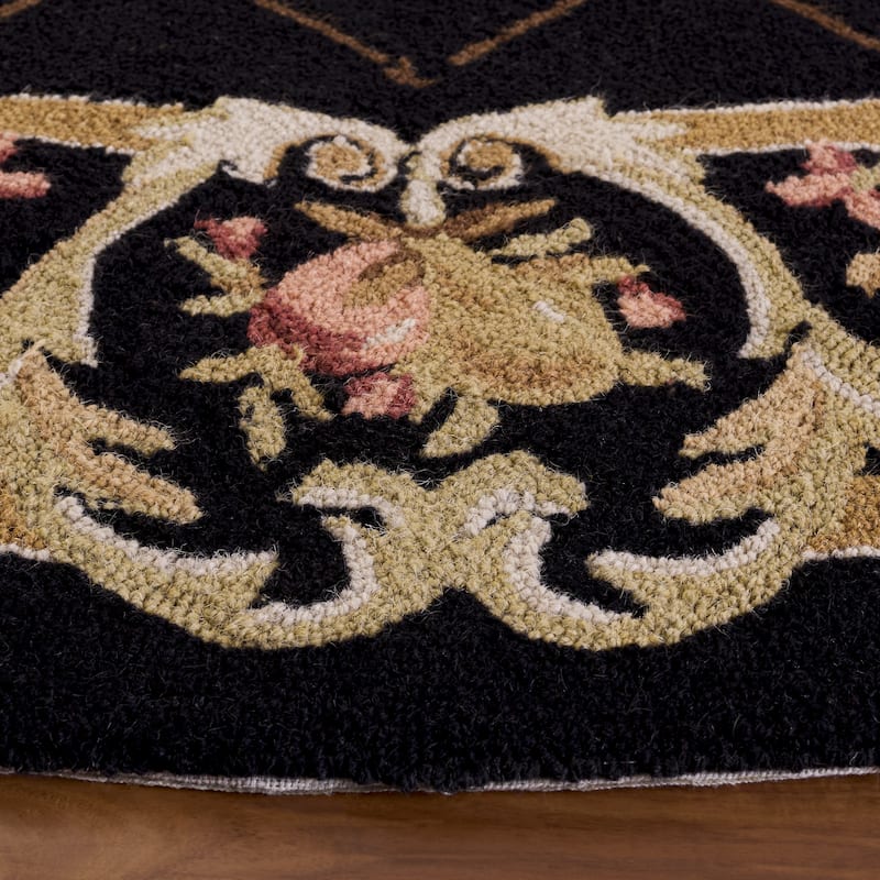SAFAVIEH Handmade Chelsea Hasime French Country Wool Rug