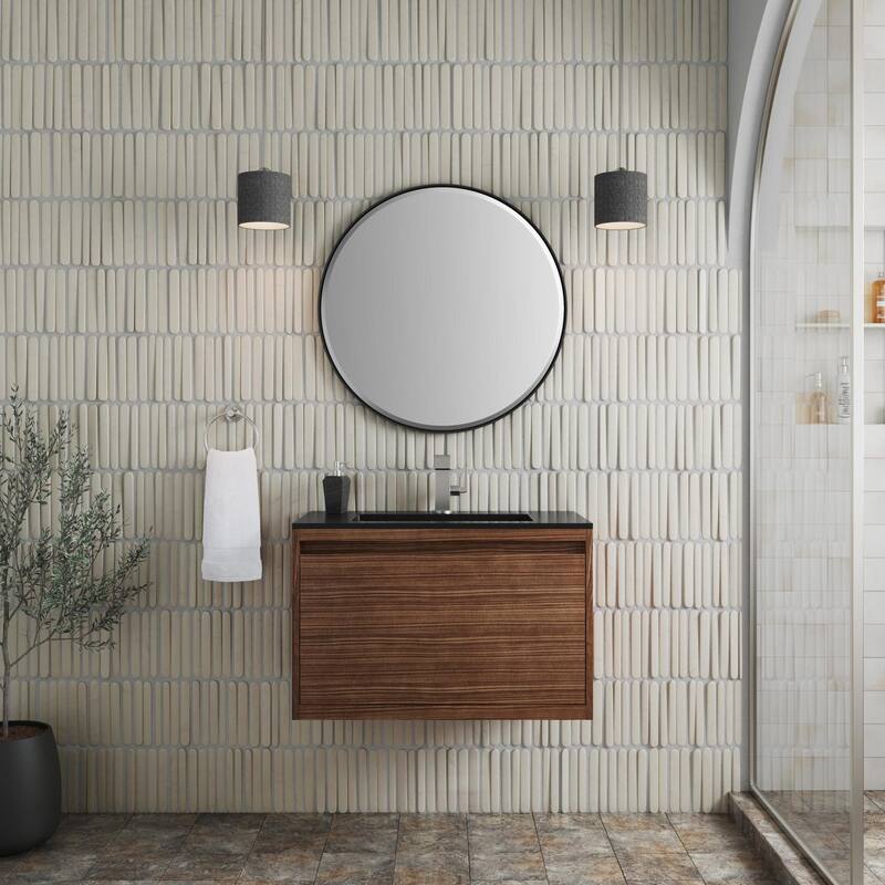 James Martin Vanities 805-V31.5-BN-CH Mantova 32" Single Basin Poplar