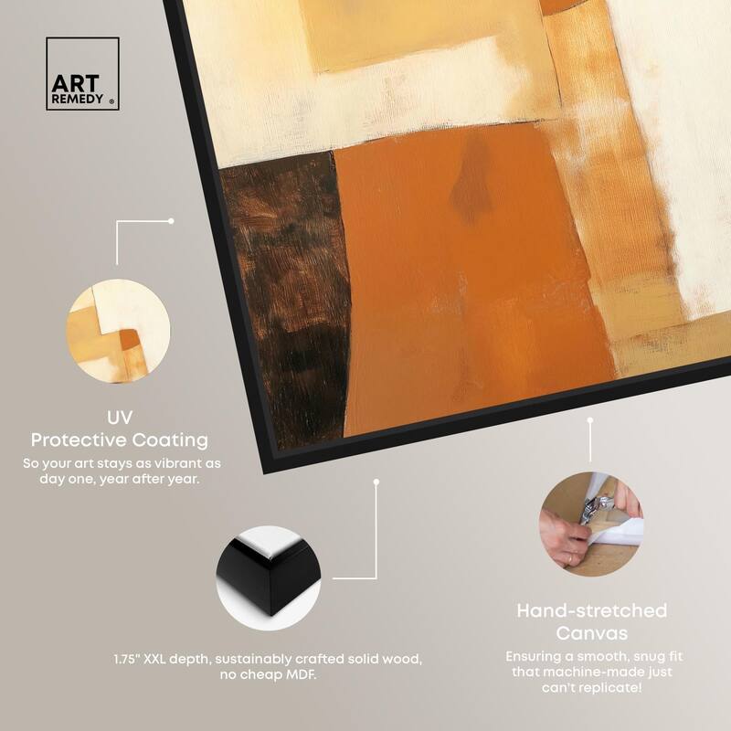 Clay and Canvas II Canvas by Art Remedy