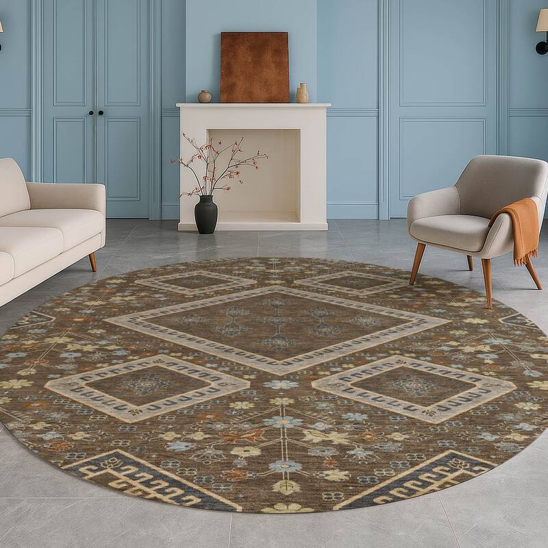 Machine Washable Indoor/ Outdoor Boho Milli Chantille Rug