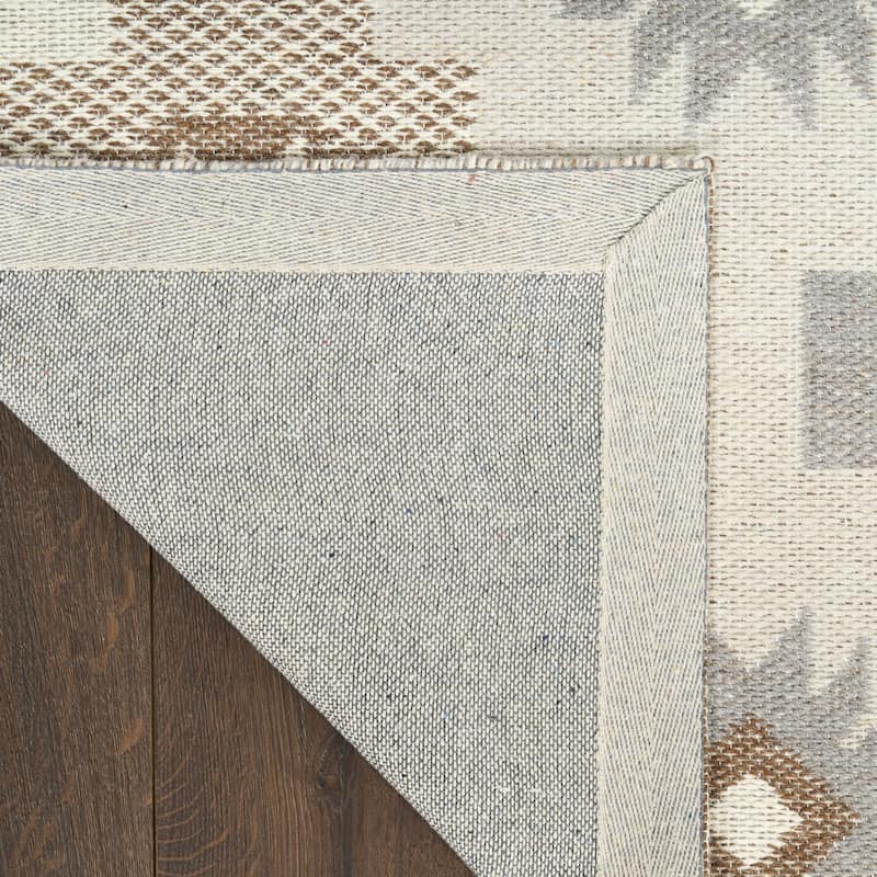 Nourison Copenhagen Flatwoven Wool Indoor only Geometric Area Rug