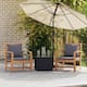 Option Natural and dark grey-2x chair