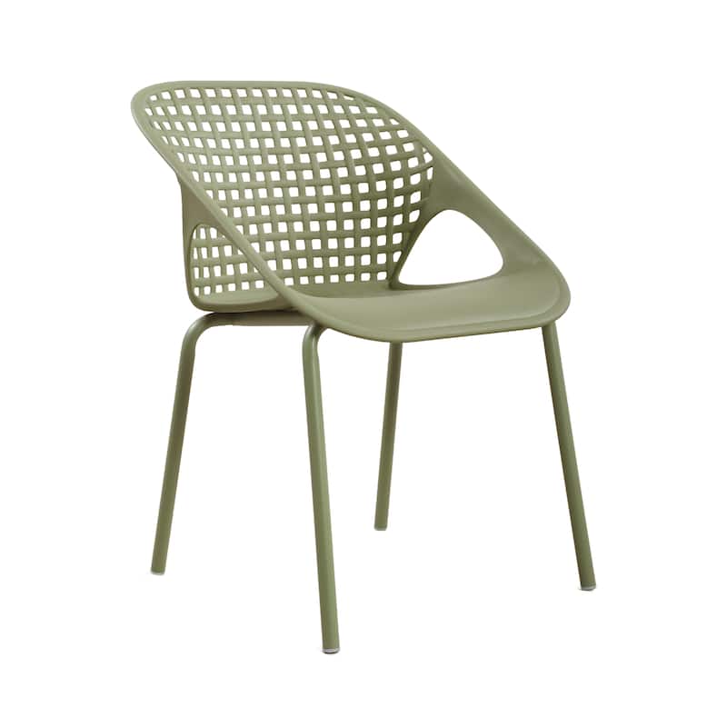 Christopher Knight Home - Arno Modern 3-Piece Outdoor & Indoor Patio Bistro Set with Dining Chairs & Compact Round Bistro Table