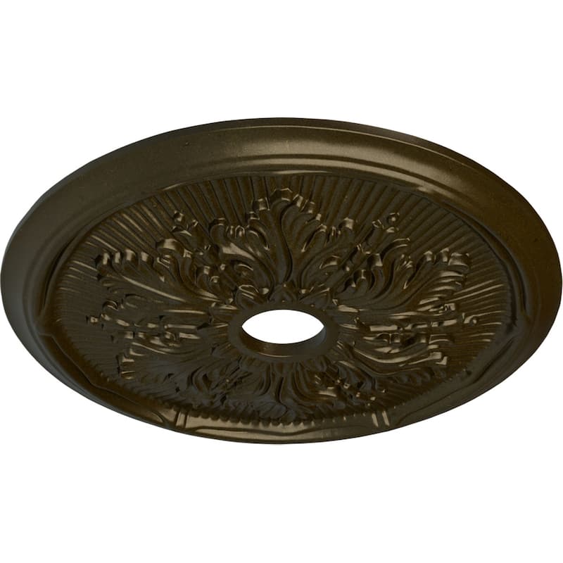 23 3/4"OD x 3 5/8"ID x 1 7/8"P Luton Leaf Ceiling Medallion