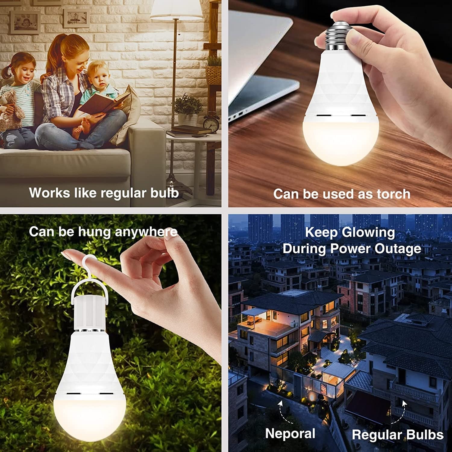 https://ak1.ostkcdn.com/images/products/is/images/direct/841a5cece8c1b1f231b4763b89ba5480517fdcbb/Pack-of-4-Rechargeable-Emergency-Light-Bulbs-Light-Bulb-for-Home-Power-Failure-12W-Equivalent-LED-Bulbs-with-Holder-Hooks.jpg