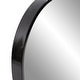 preview thumbnail 6 of 8, Allan Andrews Curved Rectangular Stainless Steel Framed Vanity Mirror - 24"W x 36"H