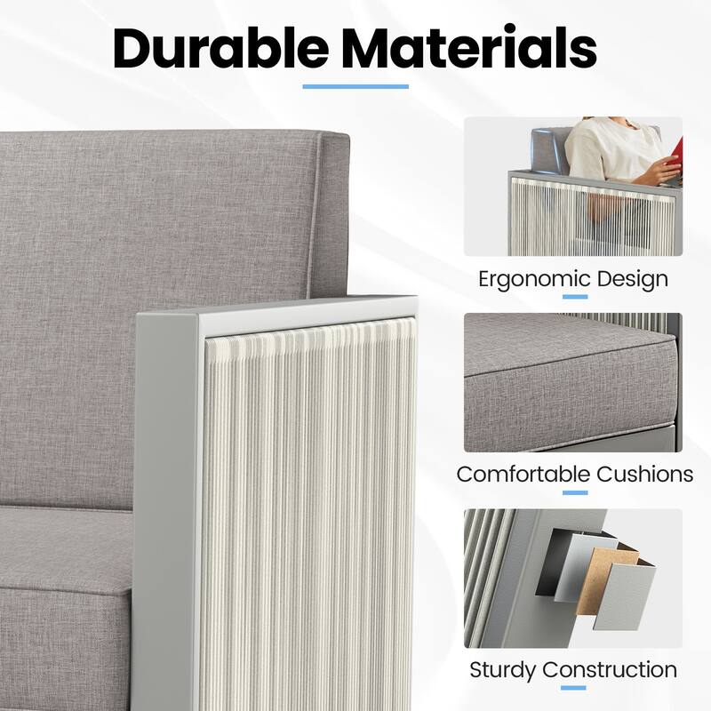 Outdoor Wicker Rattan Arm Chair with Cushion