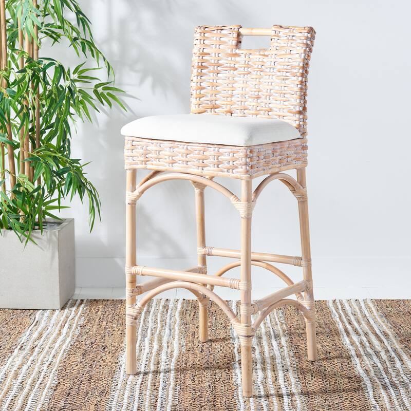 SAFAVIEH Alana 18-inch Bar Stool - 17Wx16Dx43H