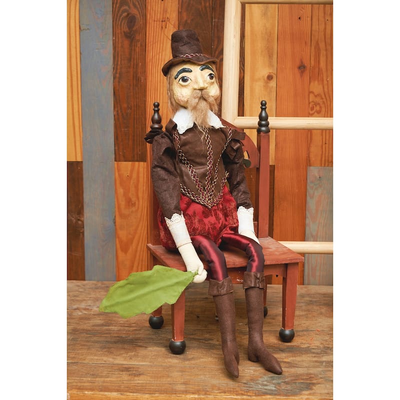 John Rolfe Art Doll Fall Harvest Pocahontas Art Doll Decor Decoration