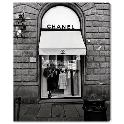 Fashion House Window Canvas by Art Remedy, Gallery Wrapped