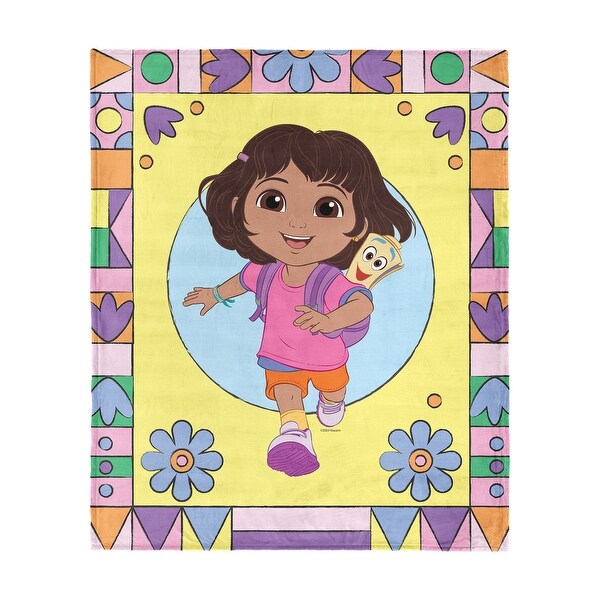 Nickelodeon Dora the Explorer Silk Touch Throw Blanket - Bed Bath