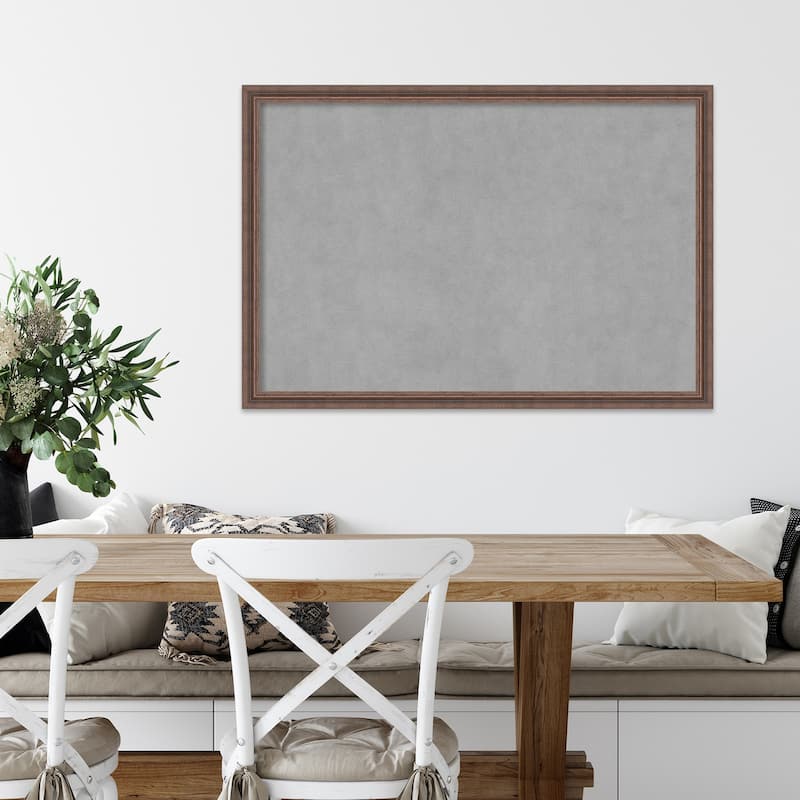 Magnetic Board, Distressed Rustic Brown