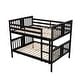 preview thumbnail 7 of 11, Modren Full over Full Bunk Bed With Ladder For Bedroom,Guest Room Furniture for Bedroom