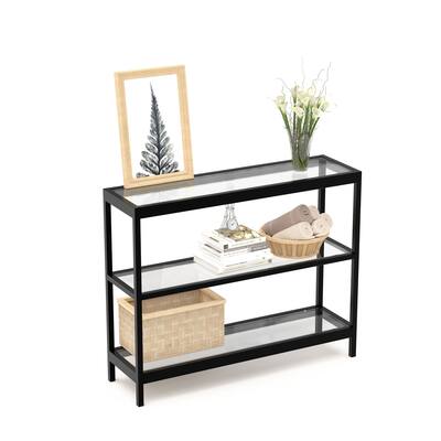 35" Entryway Table Console Table with 3 Tiers