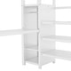 preview thumbnail 22 of 74, Kids Loft Bed Metal Frame Bed with Wardrobe, L-shaped Desk and Storage Stairs, High Loft Bed with LED, USB and Adjustable Shelf
