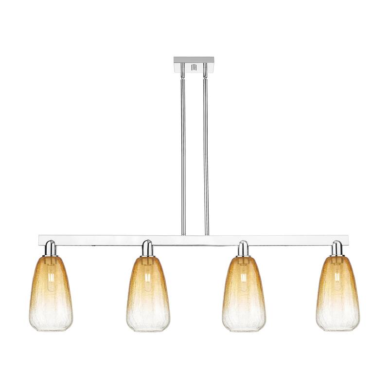 Innovations Lighting Urban Downtown - Brookhaven Almond - 4 Light 48" Stem Hung Island Light