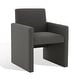 preview thumbnail 12 of 28, SAFAVIEH Couture Maisey Arm Chair - 26" W x 25" D x 33" H