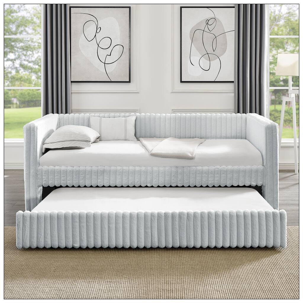 Full Size Upholstered Tufted Bed Frame