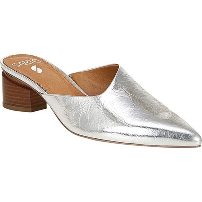franco sarto silver shoes