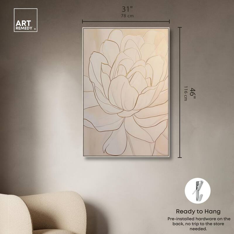 Sculpted Shards I Canvas by Art Remedy