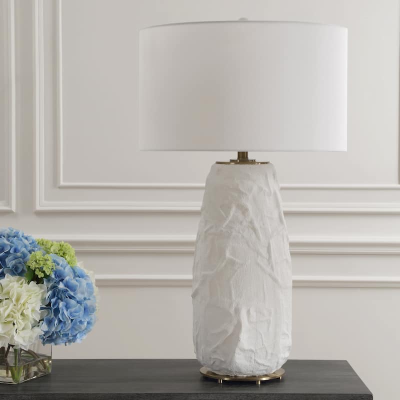 Uttermost Vida White Table Lamp - 33" H X 19" W X 19" D