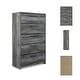 preview thumbnail 6 of 18, Signature Design by Ashley Baystorm Gray Dresser